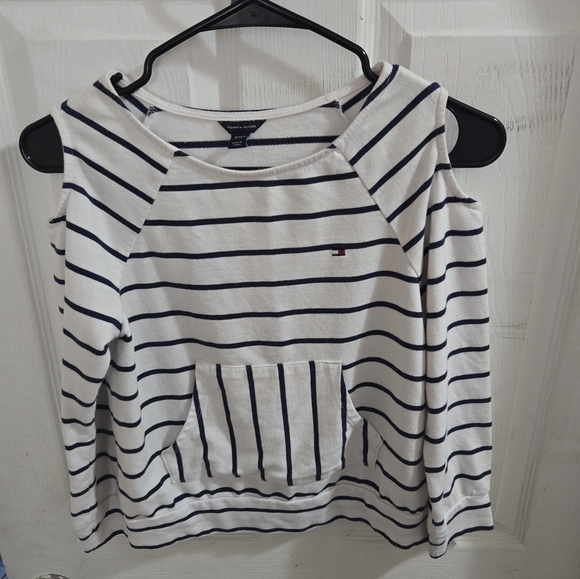 Tommy Hillfiger Open Shoulder Sweatshirt - Picture 1 of 3